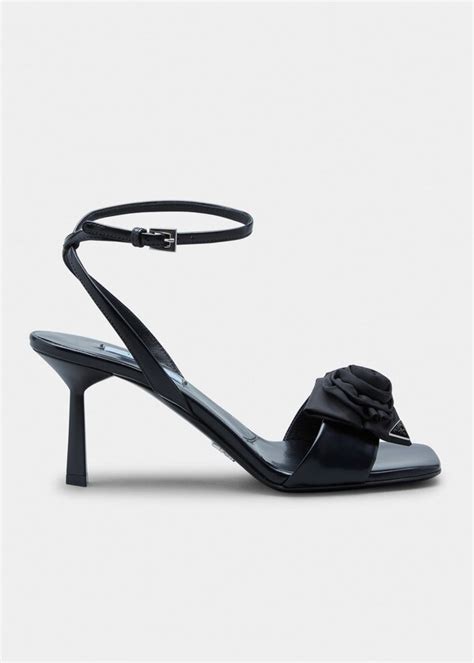 sandali prada neri|prada leather sandals.